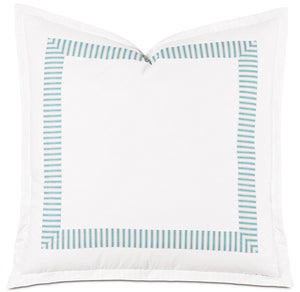 Vintage Beach Sea Ticking Stripe Luxury Coastal Bedding - Nautical Luxuries