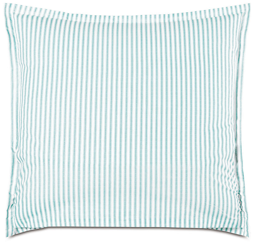 Vintage Beach Sea Ticking Stripe Luxury Coastal Bedding - Nautical Luxuries