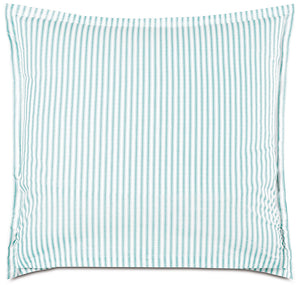 Vintage Beach Sea Ticking Stripe Luxury Coastal Bedding - Nautical Luxuries
