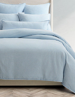 All-Season Seersucker Bedding Collection - Nautical Luxuries