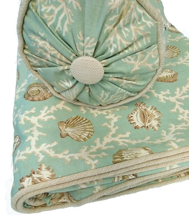 Island Shells Twin Duvet Cover - Nautical Luxuries