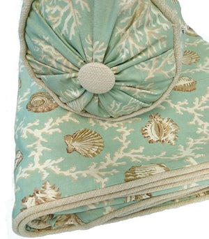 Island Shells Twin Duvet Cover - Nautical Luxuries