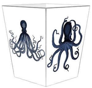 Indigo Octopus Decoupage Bath Set - Nautical Luxuries
