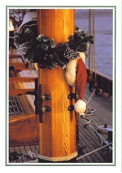 Santa's Hat Boxed Holiday Cards - Nautical Luxuries