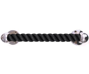 Nautiluxe Nautical Rope Closed End Towel Bars/Door Handles - Nautical Luxuries