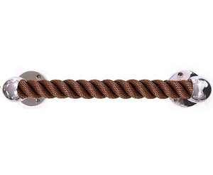 Nautiluxe Nautical Rope Closed End Towel Bars/Door Handles - Nautical Luxuries
