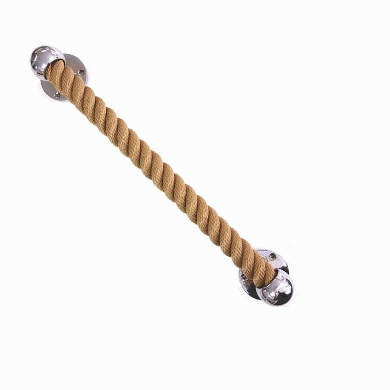 Nautiluxe Nautical Rope Closed End Towel Bars/Door Handles