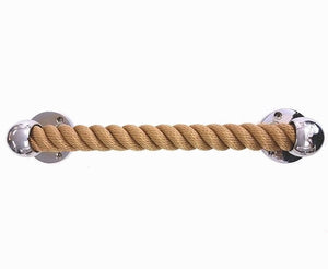 Nautiluxe Nautical Rope Closed End Towel Bars/Door Handles - Nautical Luxuries