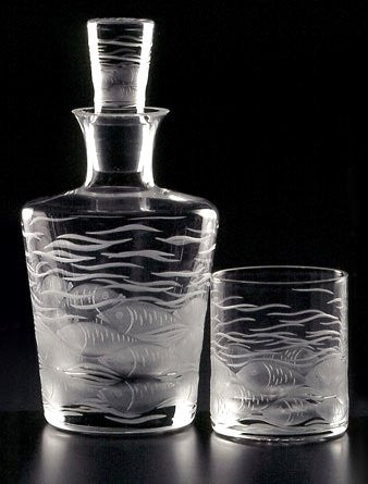 Sardinki Bohemian Hand-Engraved Crystal Collection - Nautical Luxuries