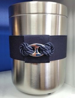 Anchor Chain Link Accent Wine Chiller - Nautical Luxuries