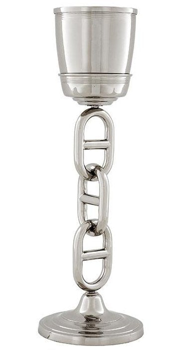 Dutch Admiralty Anchor Chain Floor Stand Ice Bucket - Nautical Luxuries