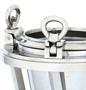Dutch Admiralty Porthole Floor Stand Ice Bucket - Nautical Luxuries