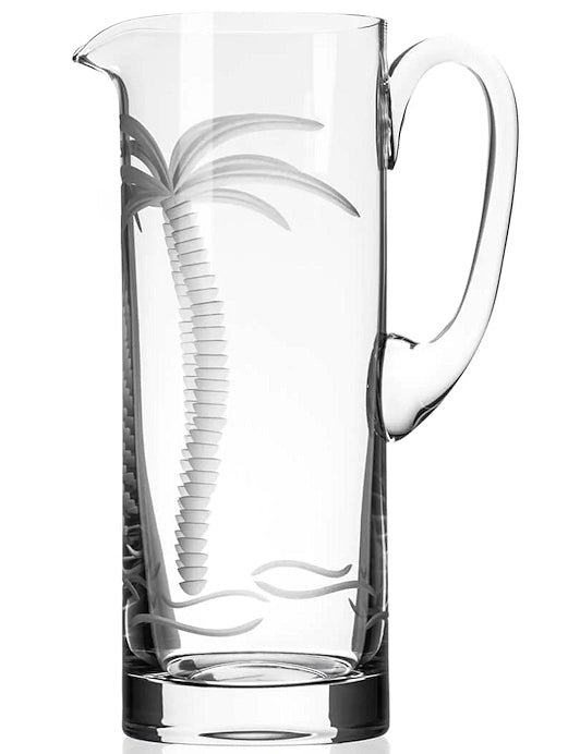 Palm Island Etched Glass Barware Collection - Nautical Luxuries