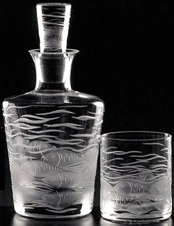 Sardinki Bohemian Hand-Engraved Crystal Collection - Nautical Luxuries