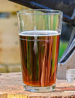 Angler's Etched Glass Barware - Nautical Luxuries