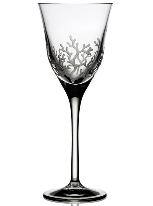 Coral Collection Hand-Engraved Varga Crystal - Nautical Luxuries