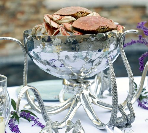 Denizen Of The Deep Grande Party Centerpiece Bowl - Nautical Luxuries