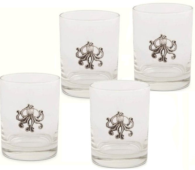 Tentacles Glass Tumbler Set - Nautical Luxuries