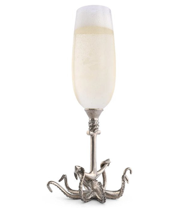 Deep Sea Embrace Pewter Wine Glass Sets - Nautical Luxuries