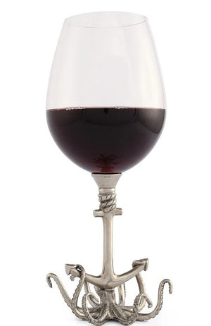 Deep Sea Embrace Pewter Wine Glass Sets - Nautical Luxuries
