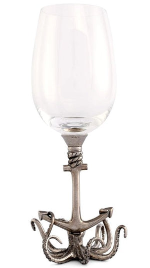 Deep Sea Embrace Pewter Wine Glass Sets - Nautical Luxuries