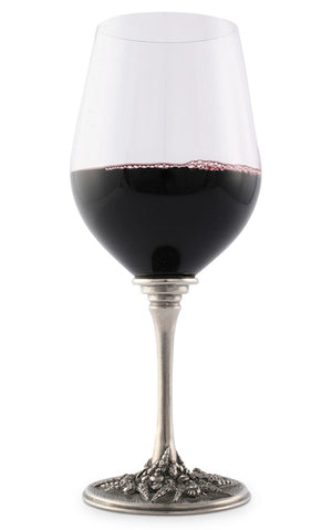 Pewter Seashells Wine Glass Set - Nautical Luxuries
