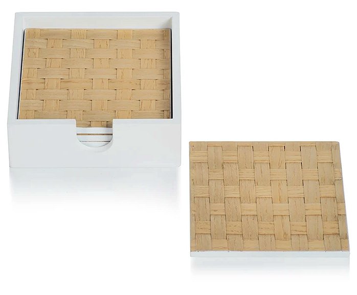 Tropics Weave Coaster Set - Nautical Luxuries