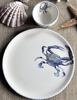 Italian Hand-Painted Ceramics/Frutti di Mare - Nautical Luxuries