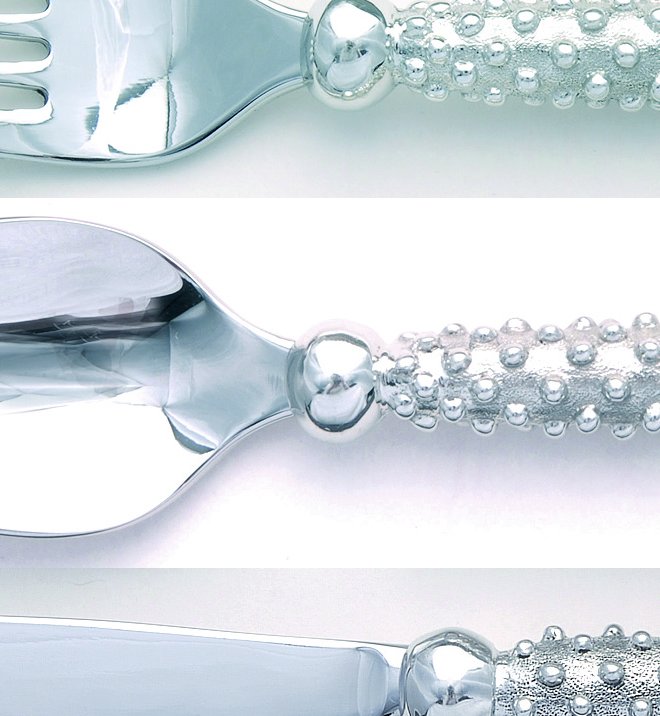 Exotic Sea Urchin South African Pewter Flatware - Nautical Luxuries