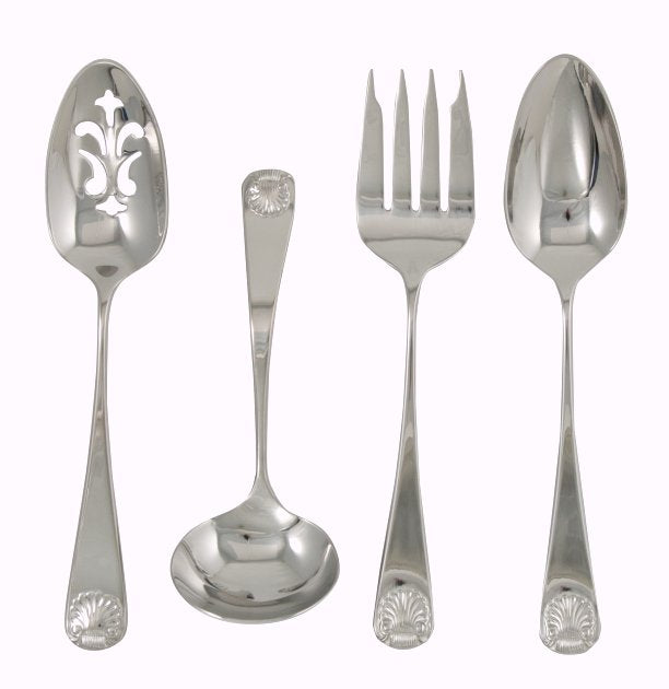 Continental Shell Stainless Flatware - Nautical Luxuries