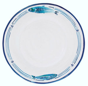 Porto Cervo Pesce Melamine Dinnerware - Nautical Luxuries