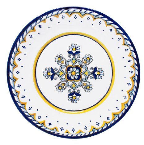 Old World: Salerno Blue Melamine Dinnerware - Nautical Luxuries