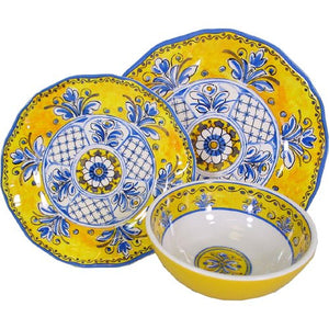 San Tropez Triple-Weight Melamine Dinnerware Set - Nautical Luxuries