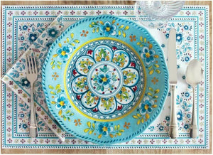 Old World: Aegean Turquoise Melamine Dinnerware - Nautical Luxuries