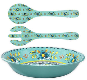 Old World: Aegean Turquoise Melamine Dinnerware - Nautical Luxuries
