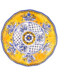 San Tropez Triple-Weight Melamine Dinnerware Set - Nautical Luxuries