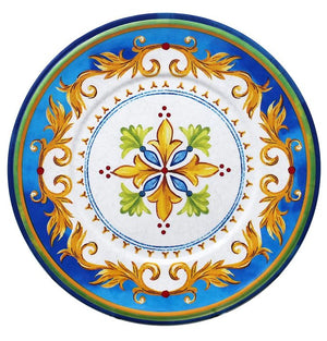 Old World Blue Danube Melamine Dinnerware - Nautical Luxuries