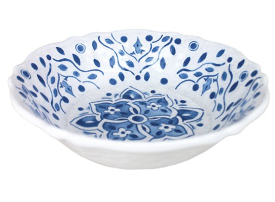 Old World: Blue Tangier Melamine Dinnerware - Nautical Luxuries