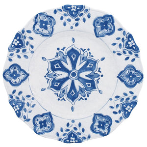 Old World: Blue Tangier Melamine Dinnerware - Nautical Luxuries