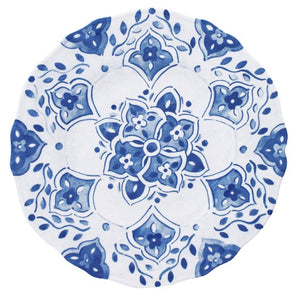 Old World: Blue Tangier Melamine Dinnerware - Nautical Luxuries