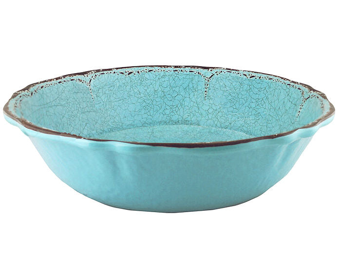 Rustic Beach Cottage Turquoise Melamine Dinnerware - Nautical Luxuries