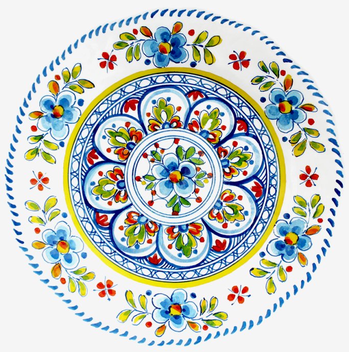 Old World: Aegean White Melamine Dinnerware - Nautical Luxuries