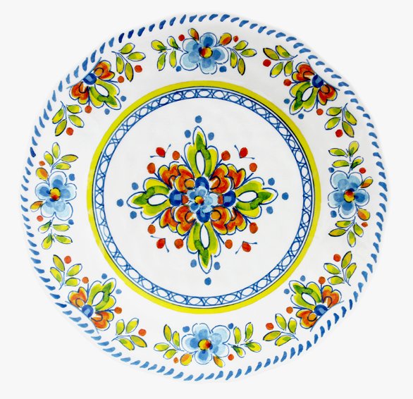 Old World: Aegean White Melamine Dinnerware - Nautical Luxuries