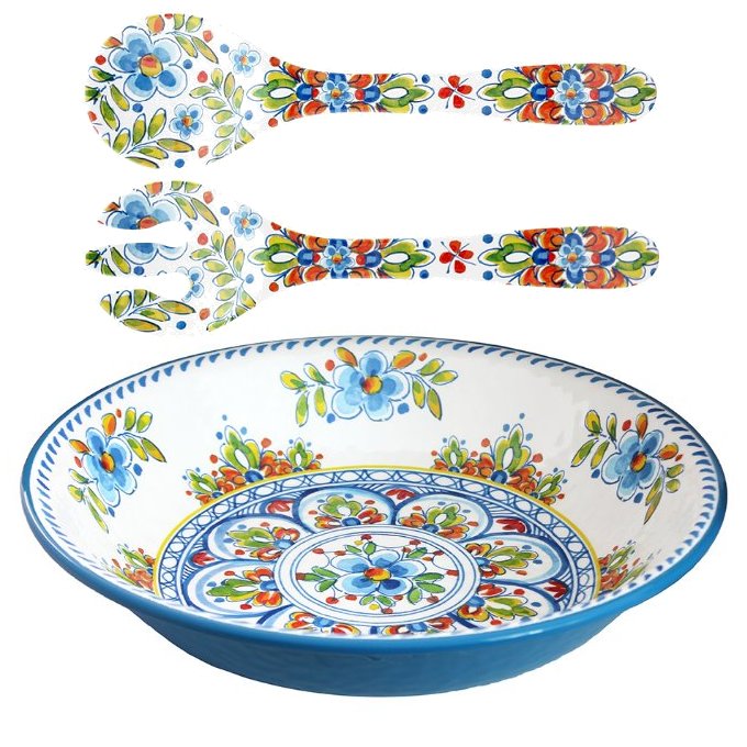Old World: Aegean White Melamine Dinnerware - Nautical Luxuries