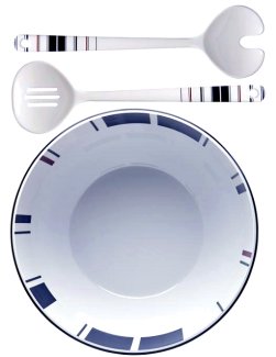 Saint-Tropez Non-Breakable 3-Pc. Salad Set - Nautical Luxuries