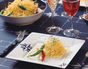 Northern Star Square Melamine Dinnerware - Nautical Luxuries