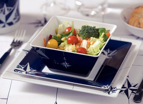 Northern Star Square Melamine Dinnerware - Nautical Luxuries