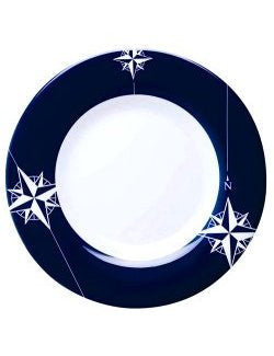 Northern Star Melamine Dinnerware For Six - Nautical Luxuries