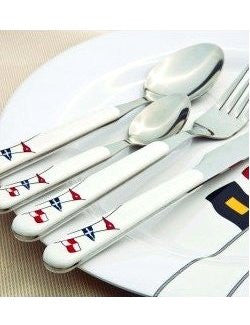 Waving Pennants Nautical Stainless Flatware Set - Nautical Luxuries