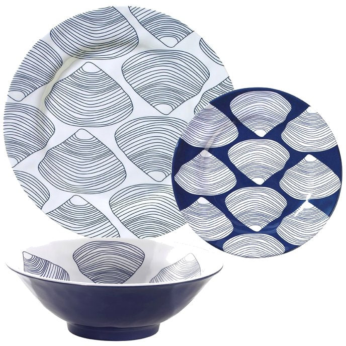 Clambake Melamine Dinnerware - Nautical Luxuries